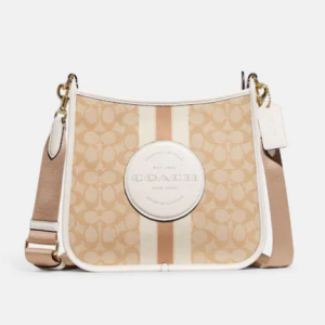 Coach Dempsey File Bag In Signature Jacquard With Stripe And Coach Patch Sale @ Coach Outlet