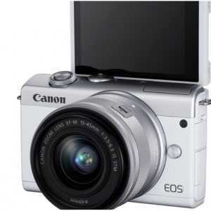 $250 off Canon EOS M200 Mirrorless Camera with EF-M 15-45mm IS STM Kit (White)  @Walmart