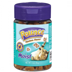 Pounce Cat Treats, Moist Chicken Flavor, 3 Ounce (Pack Of 10) @ Amazon