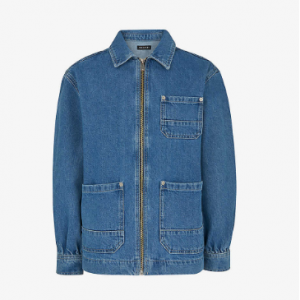 Whistles Cargo organic-cotton 牛仔夹克