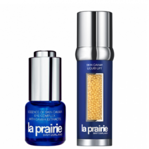 La Prairie - 鱼子眼精华(15ml) + 蓝鱼子反重力精华 (50ml)