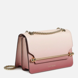 Strathberry 渐变粉色链条包
