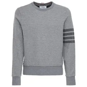 Thom Browne Tonal 4条纹卫衣