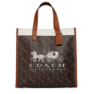 57% Off COACH Horse & Carriage Coated Canvas Tote @ Saks Fifth Avenue