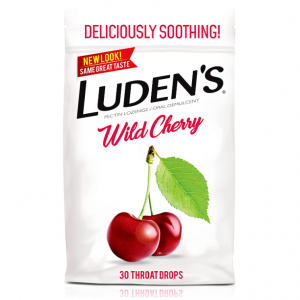 Luden's Wild Cherry Throat Drops, Deliciously Soothing, 30 Drops, 1 Bag @ Amazon