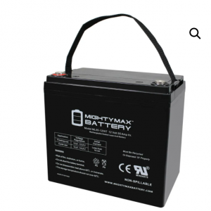 (group 22nf) 12v 55ah Sla Battery Internal Thread Terminal for $119.99 @Mighty Max Battery