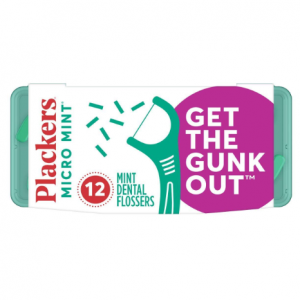 Plackers 极细薄荷牙线棒 12支 带盒子