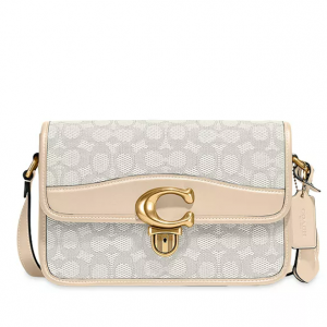 60% Off COACH Studio Logo Print Shoulder Bag @ Bloomingdale's