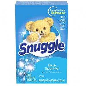 Snuggle 长效柔软衣物烘干纸 80张 @ Amazon