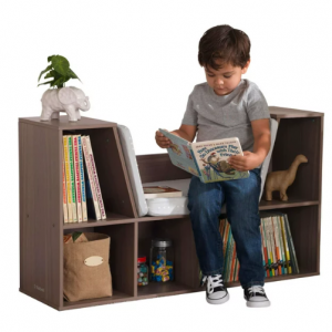 KidKraft 儿童带座位书架