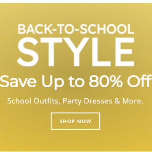 Shop Premium Outlets - Up to 80% Off Back to School Apparel, Backpacks & More 