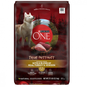 Purina ONE Natural True Instinct With Real Turkey & Venison High Protein Dry Dog Food @ Chewy