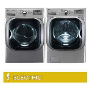 LG 5.2 cu. ft. 超大容量涡轮洗衣机和烘干机套装 @ Costco