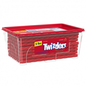 Twizzlers 草莓味扭扭橡皮糖 5磅装 @ Amazon
