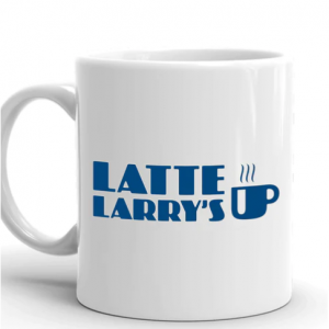 Curb Your Enthusiasm Latte Larry's Mug for $14.95 @HBO Shop