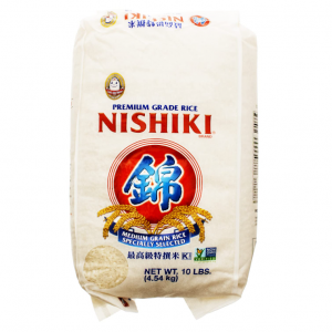 Nishiki Premium Sushi Rice, White, 10 lbs (Pack of 1) @ Amazon