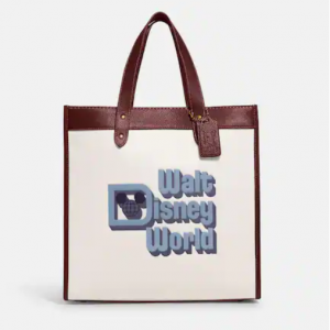 60% Off Disney X Coach Field Tote With Walt Disney World Motif @ Coach Outlet