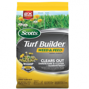 Scotts Weed & Feed 杀杂草草坪养护肥料 42.87磅 @ Amazon