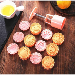 Allpdesky 可爱卡通月亮 6 件套蛋糕模具