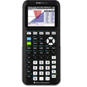 Texas Instruments TI-84 Plus CE 德州仪器彩色图形计算器,黑色
