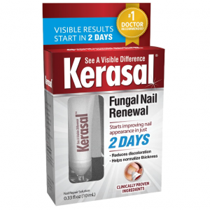 Kerasal Nail Renewal, Restores Appearance of Discolored or Damaged Nails, 0.33 fl oz @ Amazon