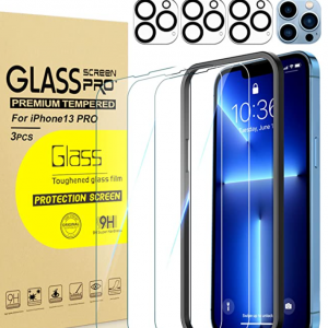 Amazon - iPhone 13 Pro 6.1 英寸钢化膜 3件装，折后$3.59 Prime包邮