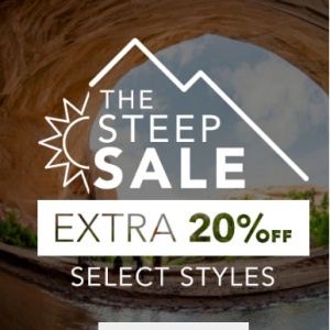 Steep and Cheap - Extra 20% Off Select Styles 