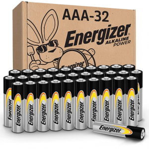 Energizer 勁量AAA堿性電池32個裝 @ Amazon