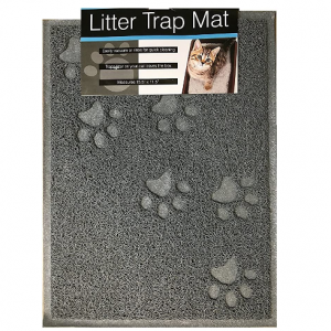 Bulk buys Quality Gray Cat Litter Trap Mat, Non-Slip Backing, Dirt Catcher, Soft on Paws @ Amazon