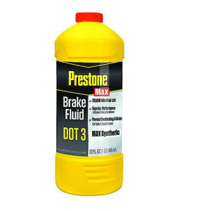 Prestone MAX DOT 3 制动液; 32 楼。盎司,合成,最高等级,100,000 英里