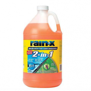 Rain X 2 in 1 -25 度四季挡风玻璃清洗液(1 加仑)