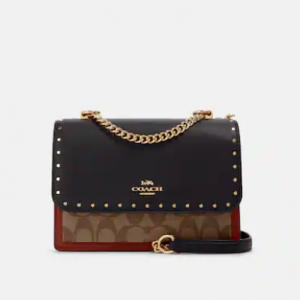 Coach Klare Crossbody In Signature Canvas With Rivets Sale @ COACH Outlet