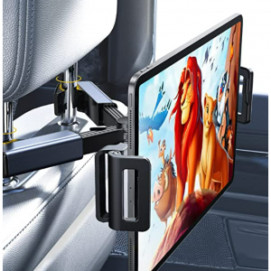LISEN Tablet iPad Holder for Car Mount Headrest for $15.99(was $29.99) @Amazon