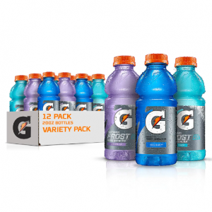 Gatorade 三種口味運動飲料 20oz 12瓶 補水補充電解質 @ Amazon