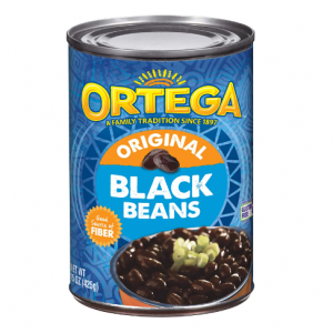 Ortega Black Beans, Original Flavor, 15 Ounce (Pack of 12) @ Amazon