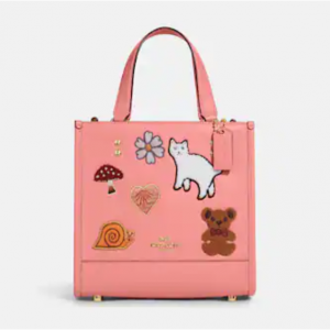 Coach Dempsey Tote 22 With Creature Patches Sale @ COACH Outlet 