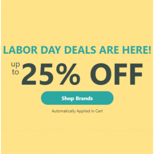 Labor Day Top Brands Sale @ Lucky Vitamin