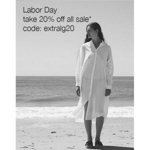 Labor Day - 20% Off All Sale! @ La Garconne 