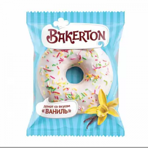 Донат BAKERTON со вкусом "Ваниль", 58 г