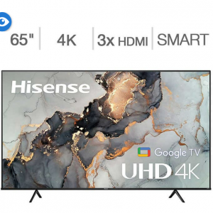 Costco - Hisense 65" A65H 4K HDR Google TV 智能电视 送 $100 VISA礼卡，现价$399.99