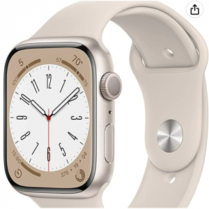  Amazon - 新品首降：Apple Watch 8 GPS版 45mm表带，8.3折