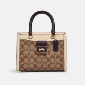 70% Off Coach Grace Carryall In Signature Canvas @ Coach Outlet