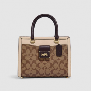 60% Off Coach Outlet Grace Carryall In Signature Canvas @ Shop Premium Outlets