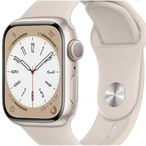 $50 off Apple Watch Series 8 GPS + Cellular 45mm Starlight Aluminum Case @Best Buy