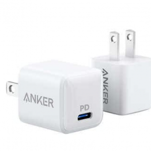 Anker PowerPort Nano 20W USB Type-C Wall Charger 2-pack for $22.97 @Costco