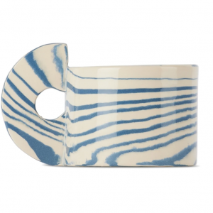 HENRY HOLLAND STUDIO 蓝色和白色陶瓷杯