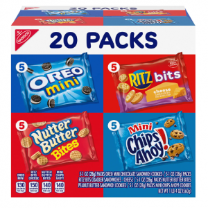 Nabisco Classic Mix Variety Pack, 20 - 1 oz Snack Packs @ Amazon