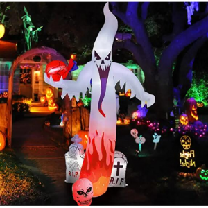 xingruyu 9FT Halloween Inflatable Ghost Decorations $21.49