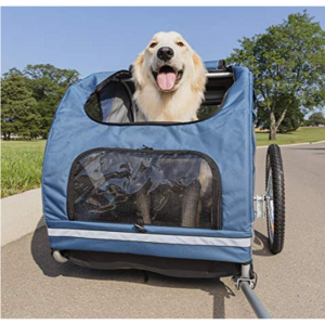 PetSafe Happy Ride Aluminum Dog Bike Trailer - Durable Frame @ Amazon