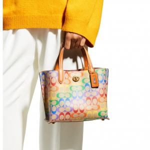 Coach Willow Pride Monogram Coated Canvas Tote Bag Sale @ Neiman Marcus